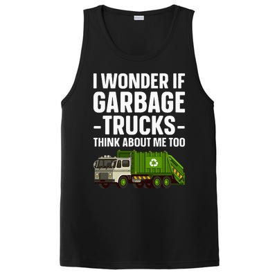 Funny Garbage Truck Art Trash Garbage Truck PosiCharge Competitor Tank