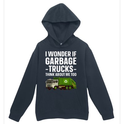 Funny Garbage Truck Art Trash Garbage Truck Urban Pullover Hoodie