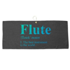 Flute Gift The Best Instrut In The World Large Microfiber Waffle Golf Towel