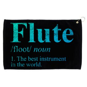 Flute Gift The Best Instrut In The World Grommeted Golf Towel