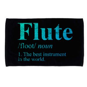 Flute Gift The Best Instrut In The World Microfiber Hand Towel