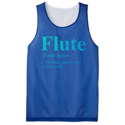 Flute Gift The Best Instrut In The World Mesh Reversible Basketball Jersey Tank