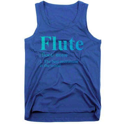 Flute Gift The Best Instrut In The World Tank Top