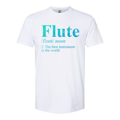 Flute Gift The Best Instrut In The World Softstyle CVC T-Shirt