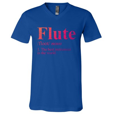 Flute Gift The Best Instrut In The World V-Neck T-Shirt