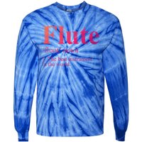 Flute Gift The Best Instrut In The World Tie-Dye Long Sleeve Shirt