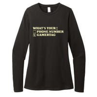 Funny Gamer Tag Womens CVC Long Sleeve Shirt