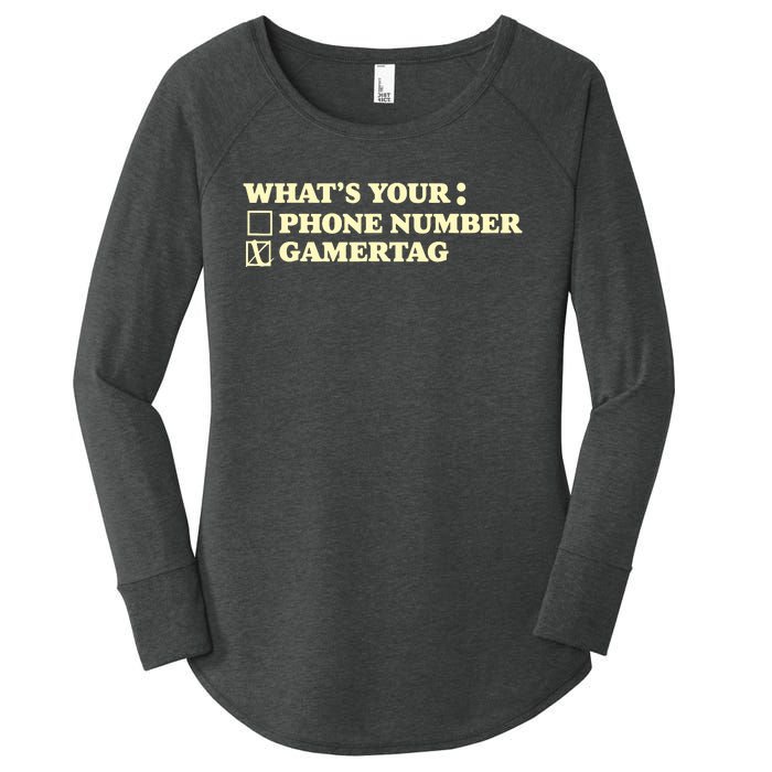 Funny Gamer Tag Women's Perfect Tri Tunic Long Sleeve Shirt