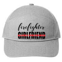 Firefighter Girlfriend - Thin Red Line Fireman Love 7-Panel Snapback Hat