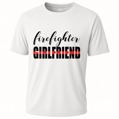 Firefighter Girlfriend - Thin Red Line Fireman Love Performance Shirt