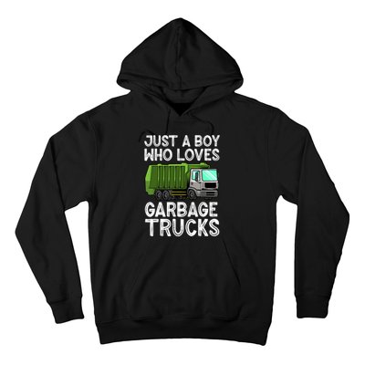 Funny Garbage Truck Design For Boy Trash Truck Hoodie