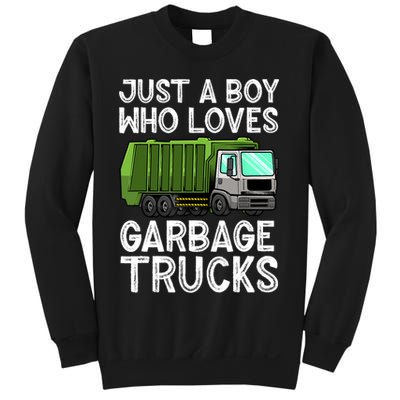 Funny Garbage Truck Design For Boy Trash Truck Sweatshirt