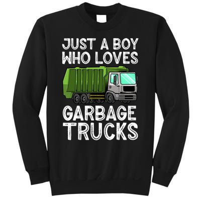 Funny Garbage Truck Design For Boy Trash Truck Sweatshirt