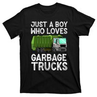 Funny Garbage Truck Design For Boy Trash Truck T-Shirt