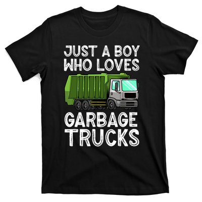 Funny Garbage Truck Design For Boy Trash Truck T-Shirt