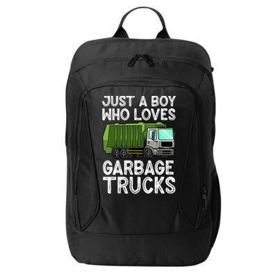 Funny Garbage Truck Design For Boy Trash Truck City Backpack