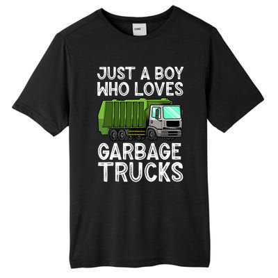 Funny Garbage Truck Design For Boy Trash Truck Tall Fusion ChromaSoft Performance T-Shirt