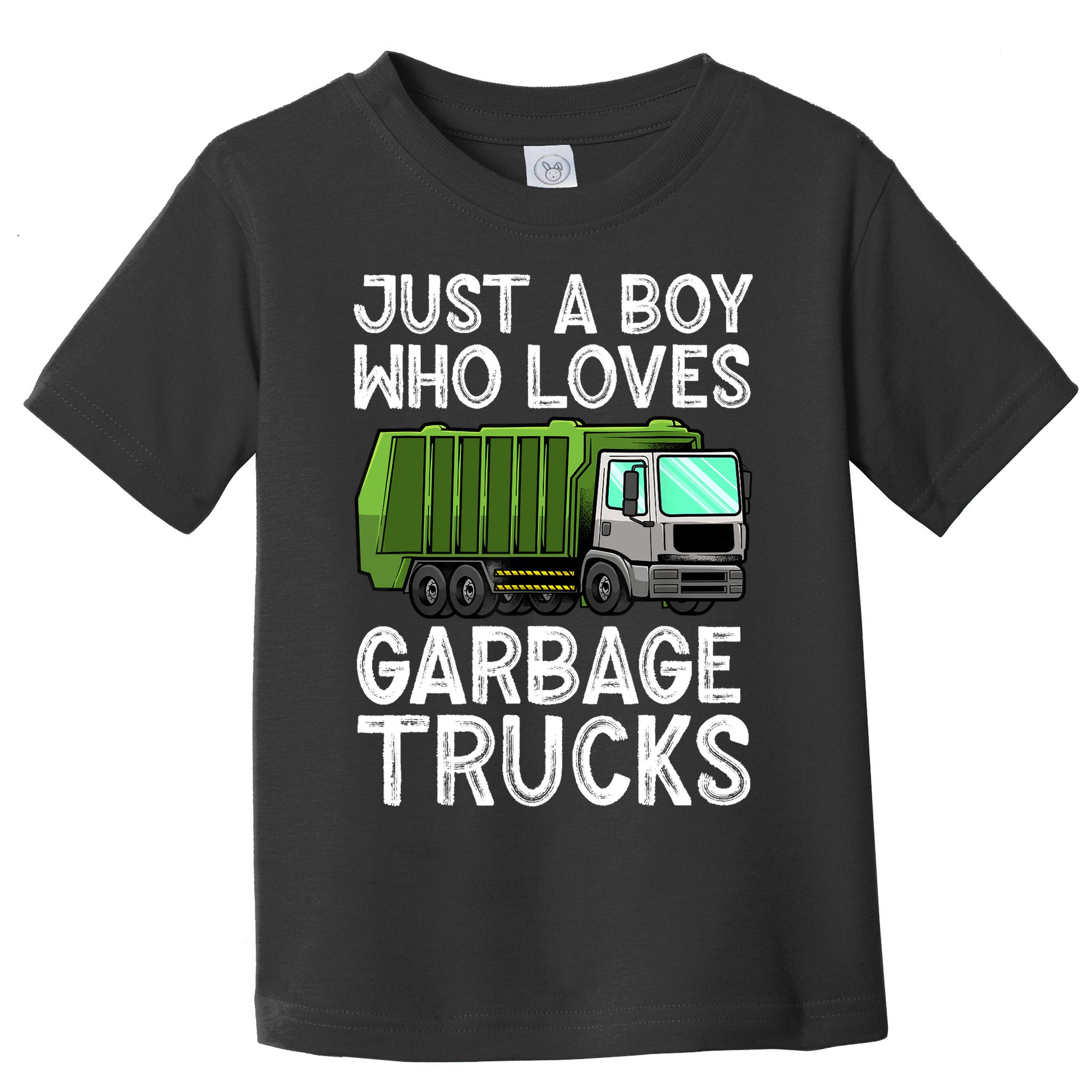 Funny Garbage Truck Design For Boy Trash Truck Toddler T-Shirt