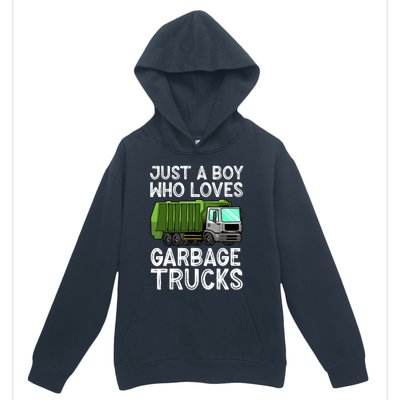 Funny Garbage Truck Design For Boy Trash Truck Urban Pullover Hoodie