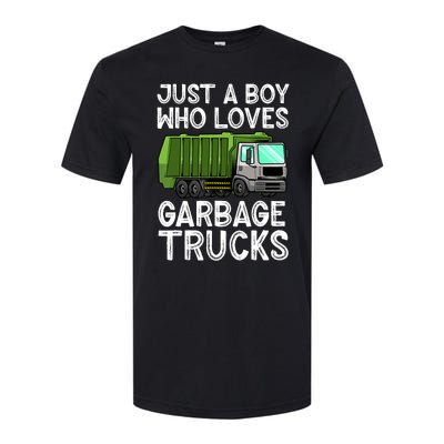 Funny Garbage Truck Design For Boy Trash Truck Softstyle CVC T-Shirt