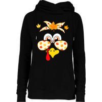 Funny Gobble Turkey Thanksgiving Face Costume Boys Girls Kid Womens Funnel Neck Pullover Hood