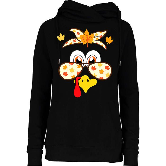 Funny Gobble Turkey Thanksgiving Face Costume Boys Girls Kid Womens Funnel Neck Pullover Hood