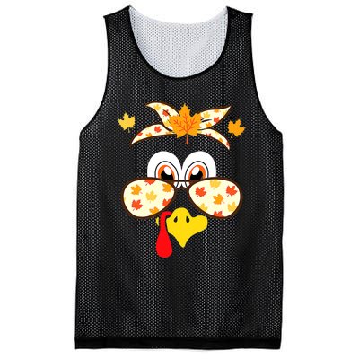 Funny Gobble Turkey Thanksgiving Face Costume Boys Girls Kid Mesh Reversible Basketball Jersey Tank