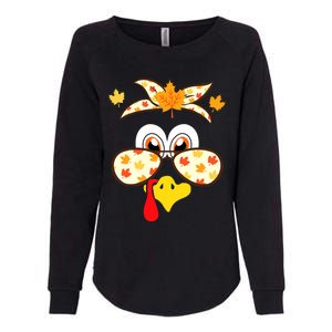 Funny Gobble Turkey Thanksgiving Face Costume Boys Girls Kid Womens California Wash Sweatshirt