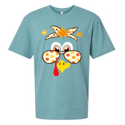 Funny Gobble Turkey Thanksgiving Face Costume Boys Girls Kid Sueded Cloud Jersey T-Shirt