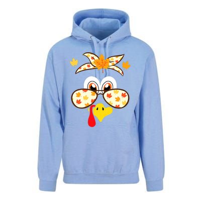 Funny Gobble Turkey Thanksgiving Face Costume Boys Girls Kid Unisex Surf Hoodie