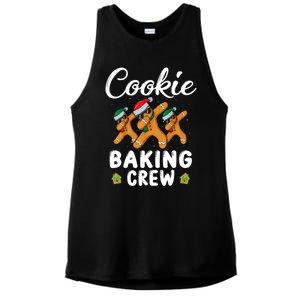 Funny Gingerbread Team Cookie Baking Crew Christmas Family Gift Ladies PosiCharge Tri-Blend Wicking Tank