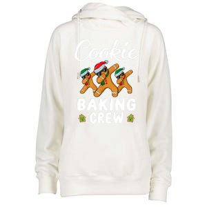 Funny Gingerbread Team Cookie Baking Crew Christmas Family Gift Womens Funnel Neck Pullover Hood