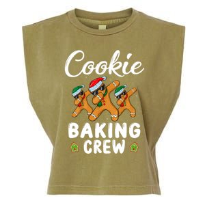 Funny Gingerbread Team Cookie Baking Crew Christmas Family Gift Garment-Dyed Women's Muscle Tee