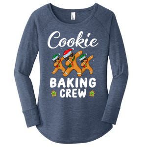 Funny Gingerbread Team Cookie Baking Crew Christmas Family Gift Women's Perfect Tri Tunic Long Sleeve Shirt