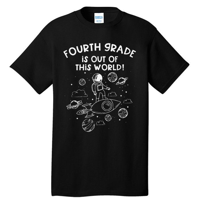 Fourth Grade Teacher First Day Of School Team Space Galaxy Tall T-Shirt