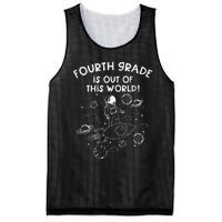 Fourth Grade Teacher First Day Of School Team Space Galaxy Mesh Reversible Basketball Jersey Tank