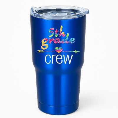 Fifth Grade Teacher Student Tye Dye 5Th Grade Crew School Funny Gift Tumbler