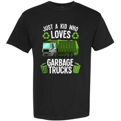 Funny Garbage Truck Art Trash Truck Garment-Dyed Heavyweight T-Shirt