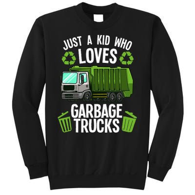 Funny Garbage Truck Art Trash Truck Sweatshirt