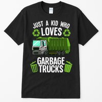 Funny Garbage Truck Art Trash Truck Tall T-Shirt