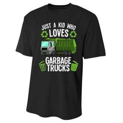 Funny Garbage Truck Art Trash Truck Performance Sprint T-Shirt