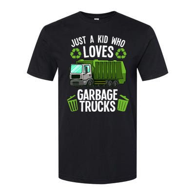 Funny Garbage Truck Art Trash Truck Softstyle CVC T-Shirt