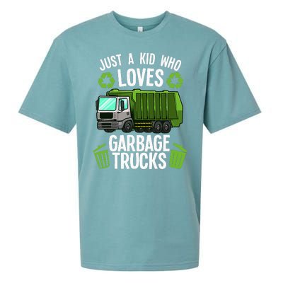 Funny Garbage Truck Art Trash Truck Sueded Cloud Jersey T-Shirt