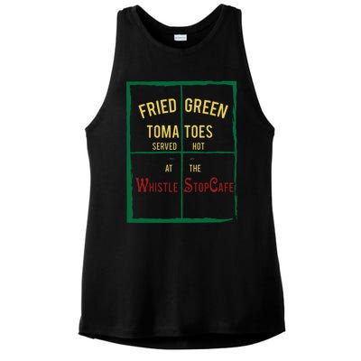 Fried Green Tomatoes Ladies PosiCharge Tri-Blend Wicking Tank