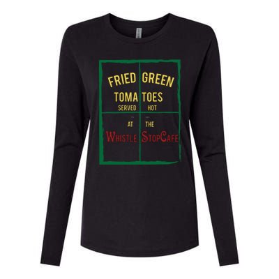 Fried Green Tomatoes Womens Cotton Relaxed Long Sleeve T-Shirt