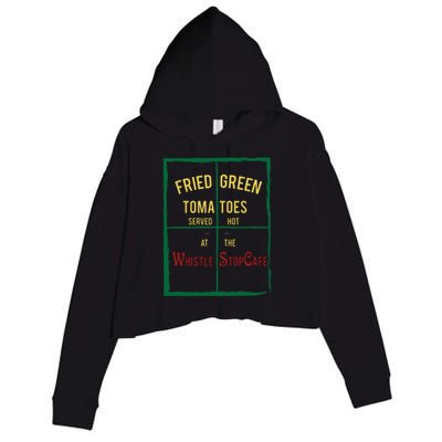 Fried Green Tomatoes Crop Fleece Hoodie