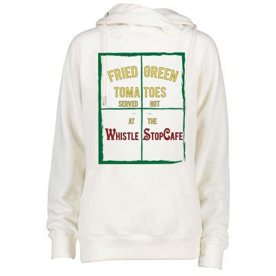 Fried Green Tomatoes Womens Funnel Neck Pullover Hood