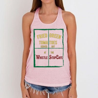 Fried Green Tomatoes Women's Knotted Racerback Tank