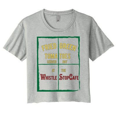 Fried Green Tomatoes Women's Crop Top Tee