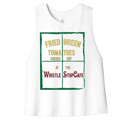 Fried Green Tomatoes Women's Racerback Cropped Tank